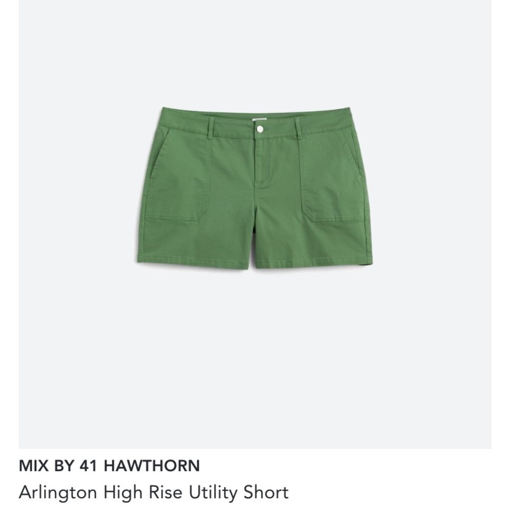Market and spruce Arlington utility pocket short in dark green 16w